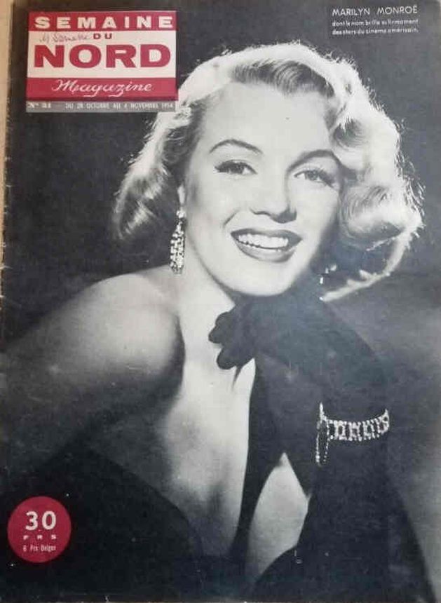 SEMAINE DU NORD MAGAZINE magazine side cover Issue 31 28 October 1954