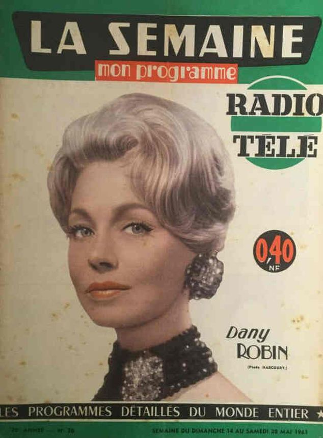 LA SEMAINE RADIO TELE magazine side cover Issue 20 14 May 1961