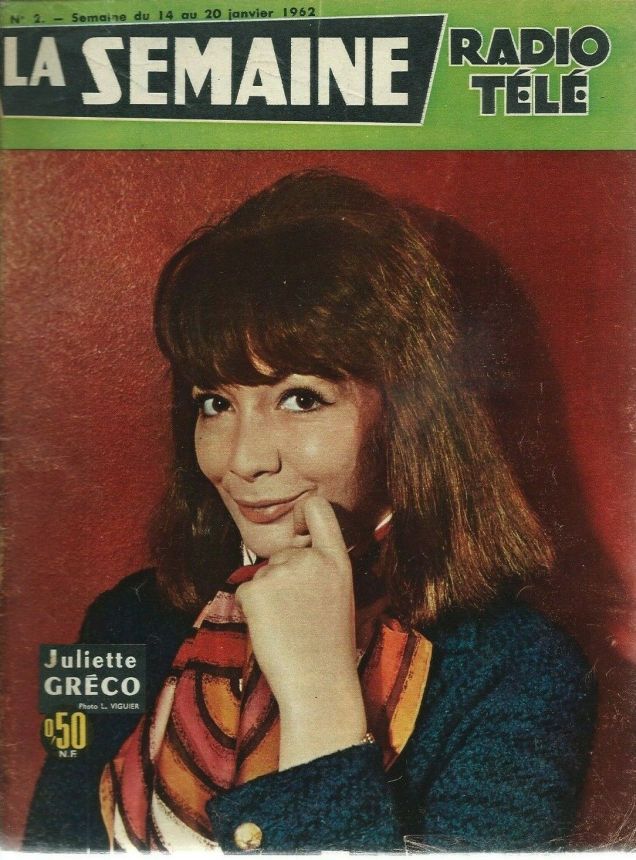 LA SEMAINE RADIO TELE magazine side cover Issue 2 14 January 1962