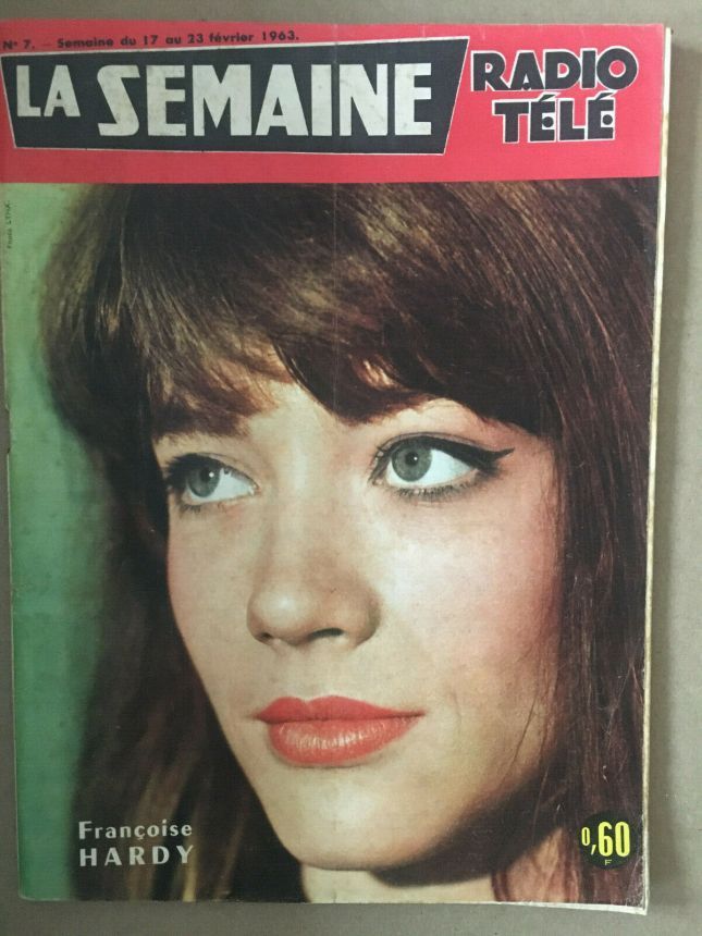 LA SEMAINE RADIO TELE magazine side cover Issue 7 17 February 1963