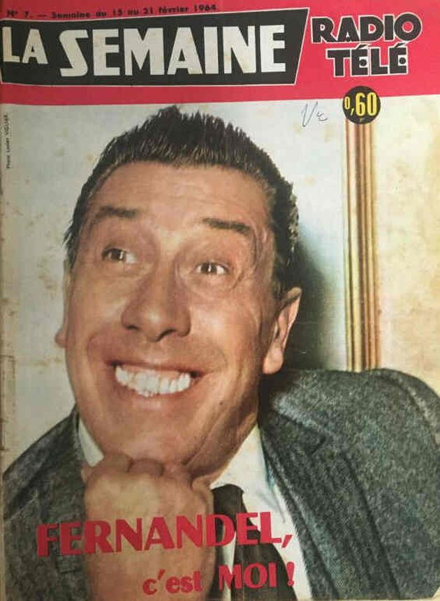 LA SEMAINE RADIO TELE magazine side cover Issue 7 15 February 1964
