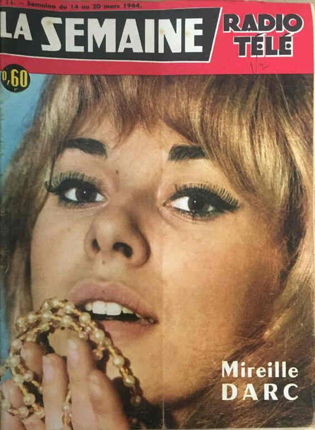 LA SEMAINE RADIO TELE magazine side cover Issue 11 14 March 1964