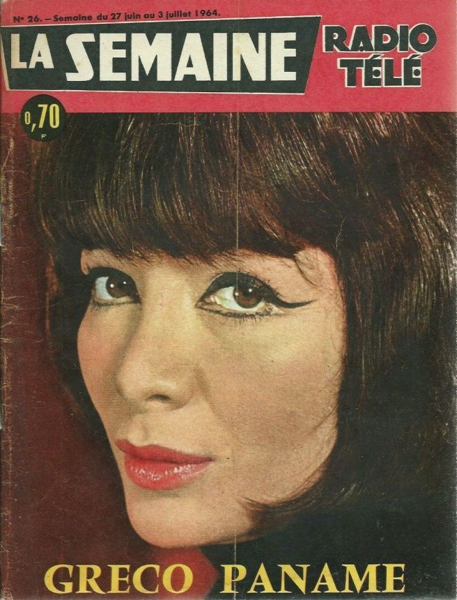 LA SEMAINE RADIO TELE magazine side cover Issue 26 27 June 1964