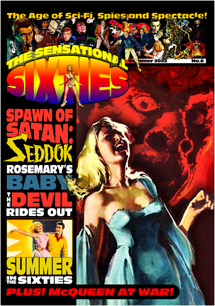 SENSATIONAL SIXTIES magazine side cover Issue 6 Summer 2022