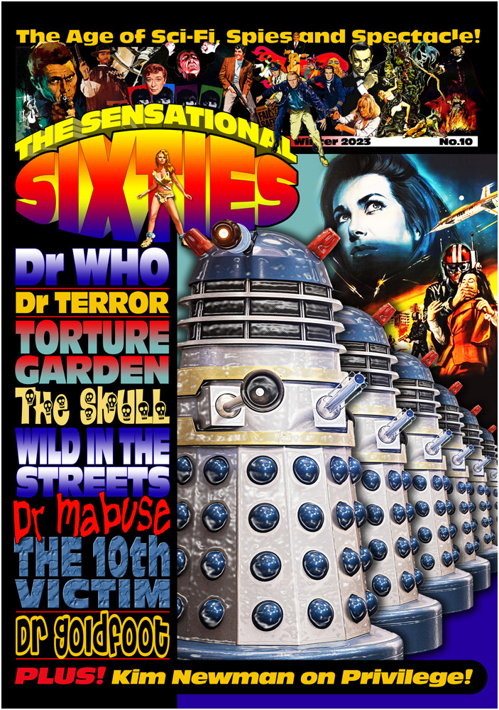 SENSATIONAL SIXTIES magazine side cover Issue 10 Winter 2023