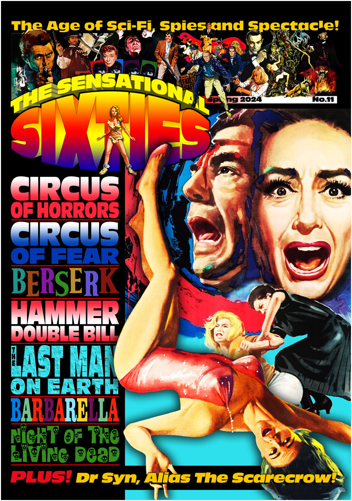 SENSATIONAL SIXTIES magazine side cover Issue 11 Spring 2024