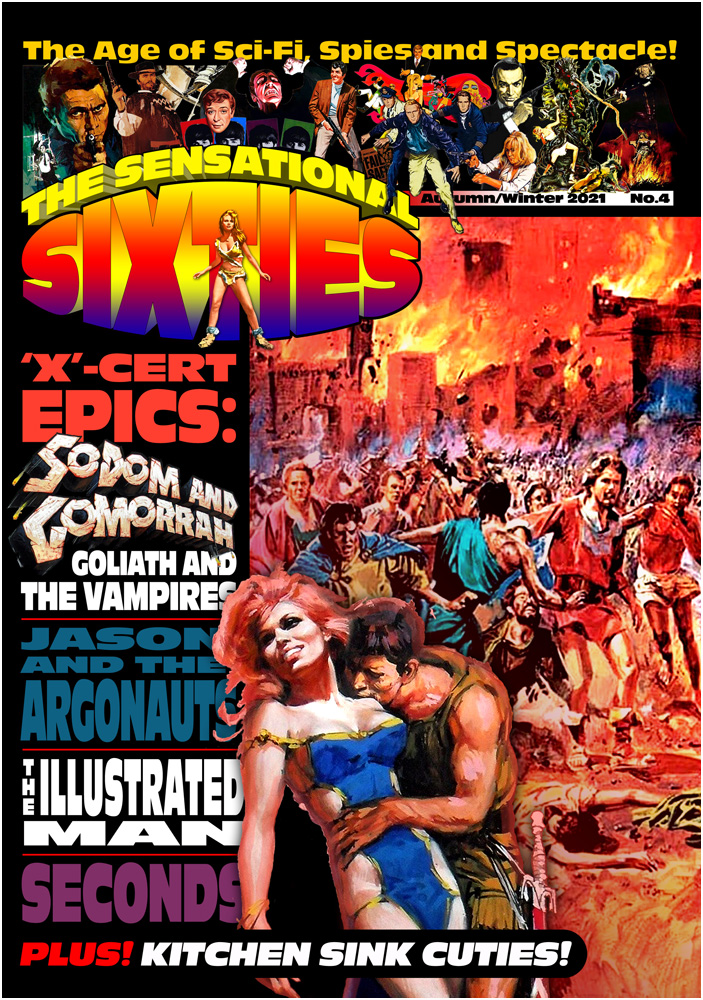 SENSATIONAL SIXTIES magazine side cover Issue 4 Autumn-Winter 2021