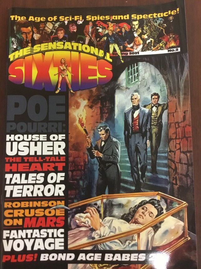 SENSATIONAL SIXTIES magazine side cover Issue 2 Spring 2021