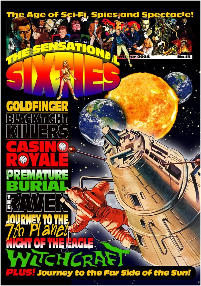 SENSATIONAL SIXTIES magazine side cover Issue 13 Winter 2024