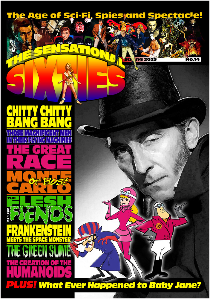 SENSATIONAL SIXTIES magazine side cover Issue 14 Spring 2025
