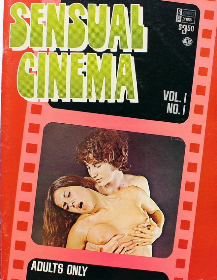 SENSUAL CINEMA magazine side cover Issue 1  Vol 1 No  1  January/February 1973