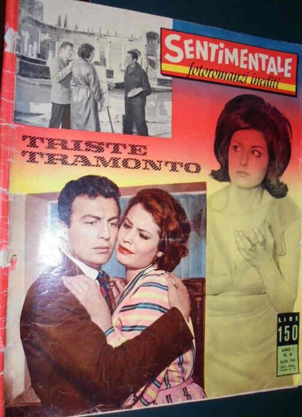 SENTIMENTALE magazine side cover Issue 4  August 1962