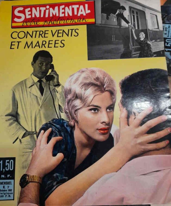 SENTIMENTAL magazine side cover Issue 7  October 1962
