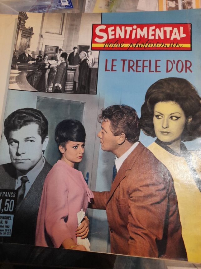 SENTIMENTAL magazine side cover Issue 16  July 1963