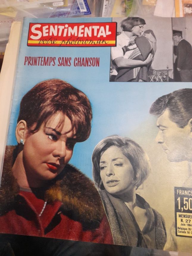 SENTIMENTAL magazine side cover Issue 27  June 1964