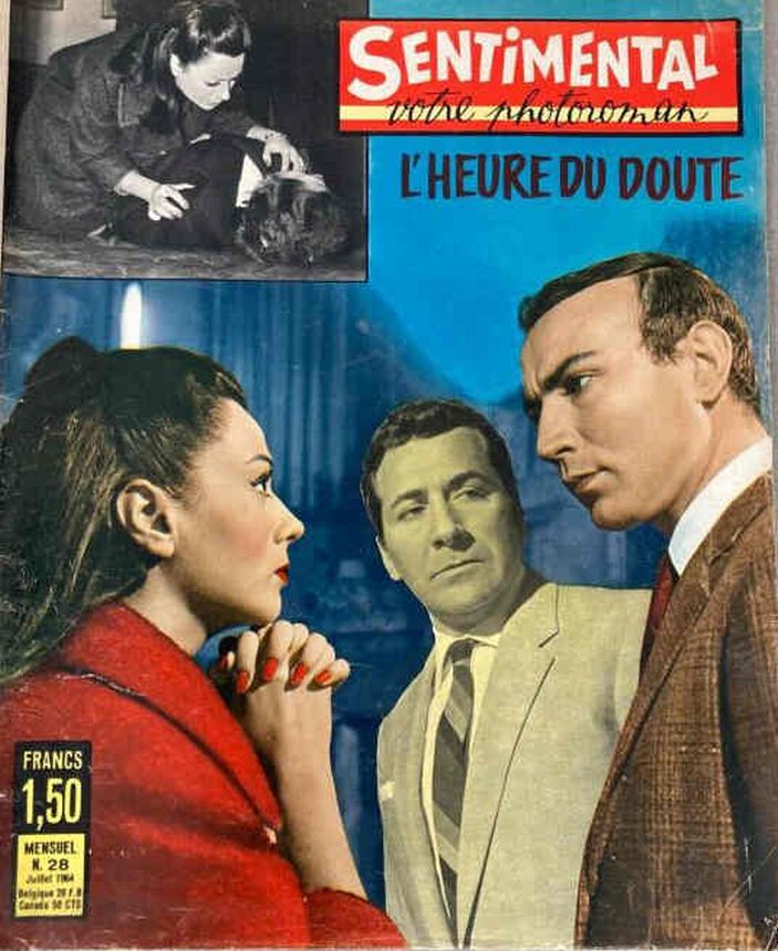 SENTIMENTAL magazine side cover Issue 28  July 1964
