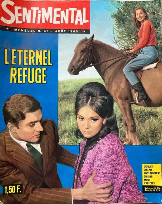 SENTIMENTAL magazine side cover Issue 41  August 1965