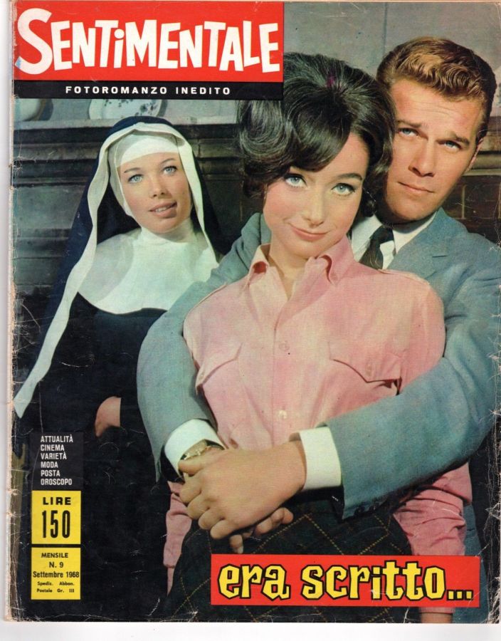 SENTIMENTALE magazine side cover  September 1968