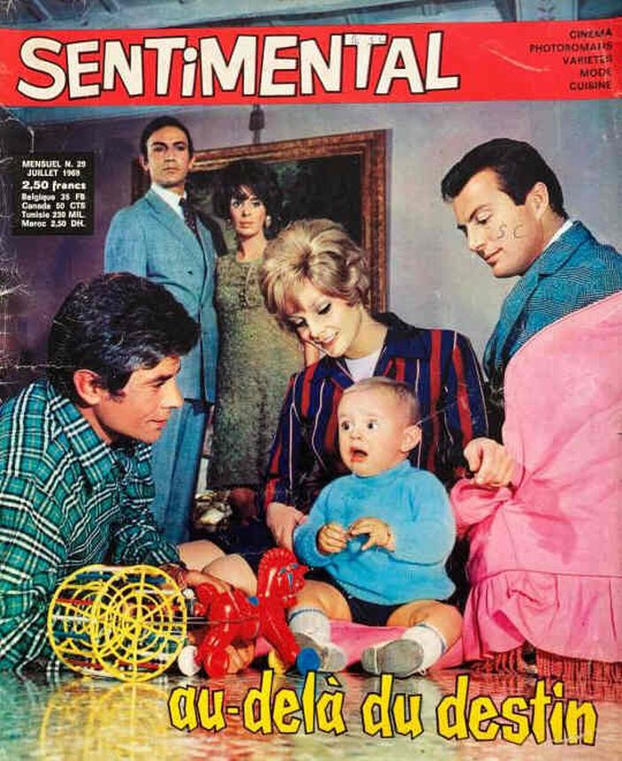 SENTIMENTAL magazine side cover Issue 29  July 1969