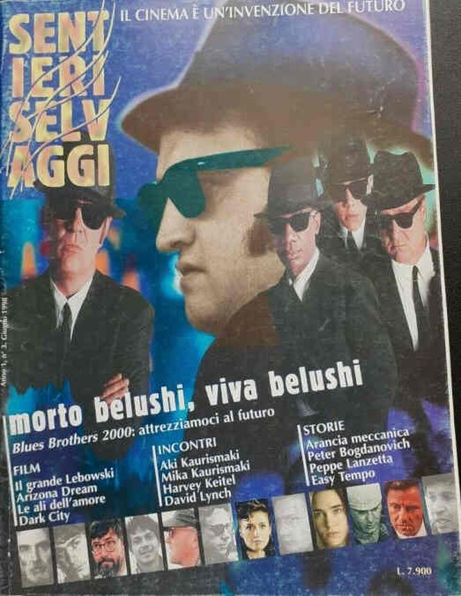 SENTIERI SELVAGGI magazine side cover Issue 3  June 1998