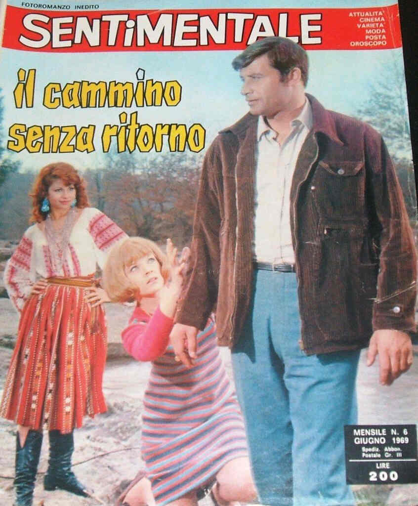 SENTIMENTALE magazine side cover June 1969