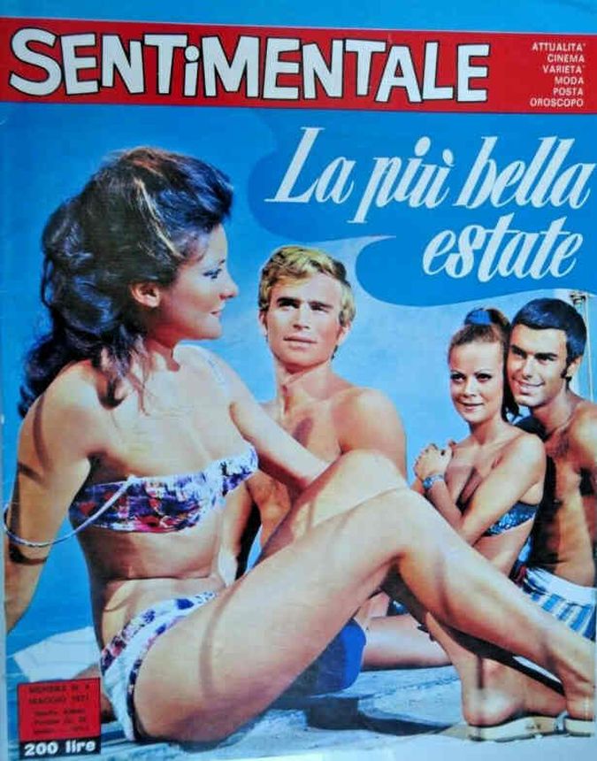 SENTIMENTALE magazine side cover May 1971