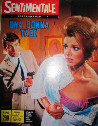 SENTIMENTALE magazine side cover February 1972