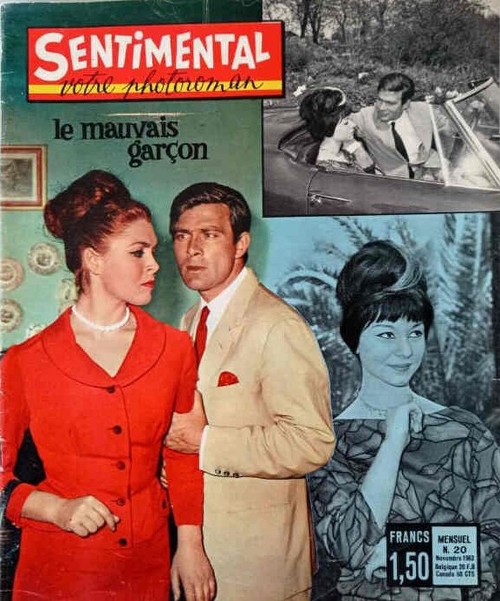 SENTIMENTAL magazine side cover Issue 20  November 1963