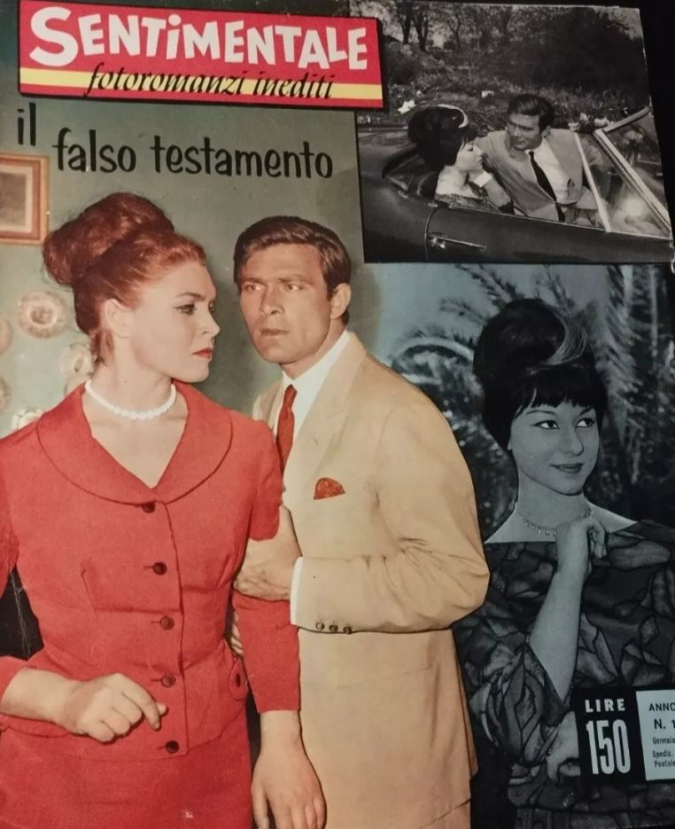 SENTIMENTALE magazine side cover Issue 18   1964