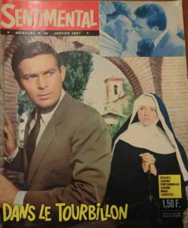 SENTIMENTAL magazine side cover Issue 58  January 1967
