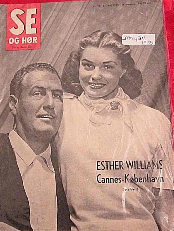 SE OG HOR magazine side cover 27 May 1955