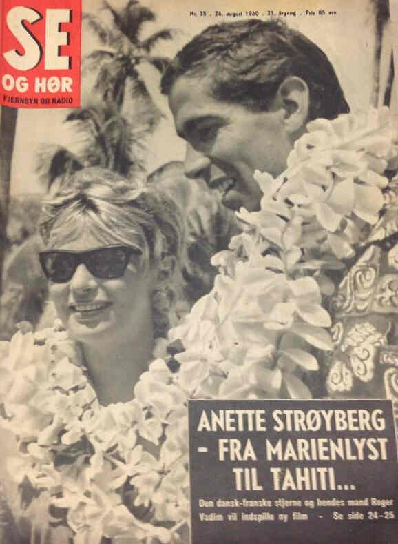 SE OG HOR magazine side cover Issue 35 26 August 1960