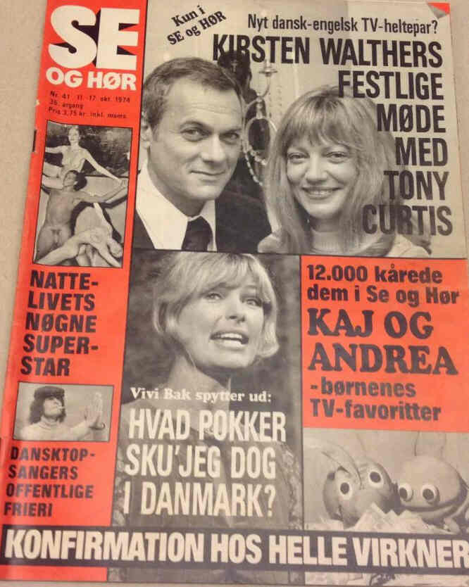 SE OG HOR magazine side cover Issue 41 17 October 1974