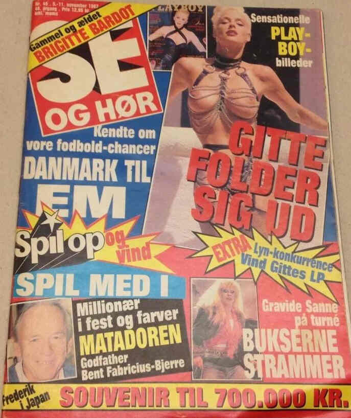 SE OG HOR magazine side cover Issue 45 5 November 1987