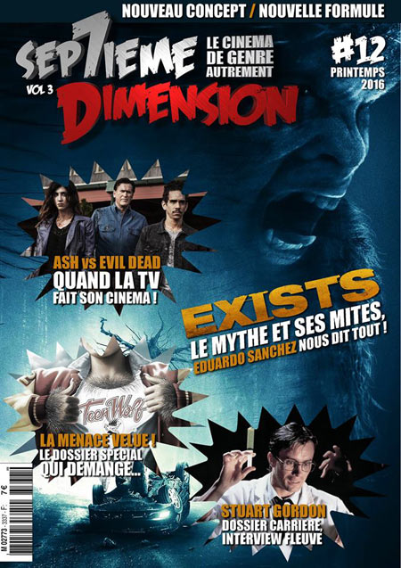 SEP7IEME DIMENSION magazine side cover Issue 12 Spring 2016