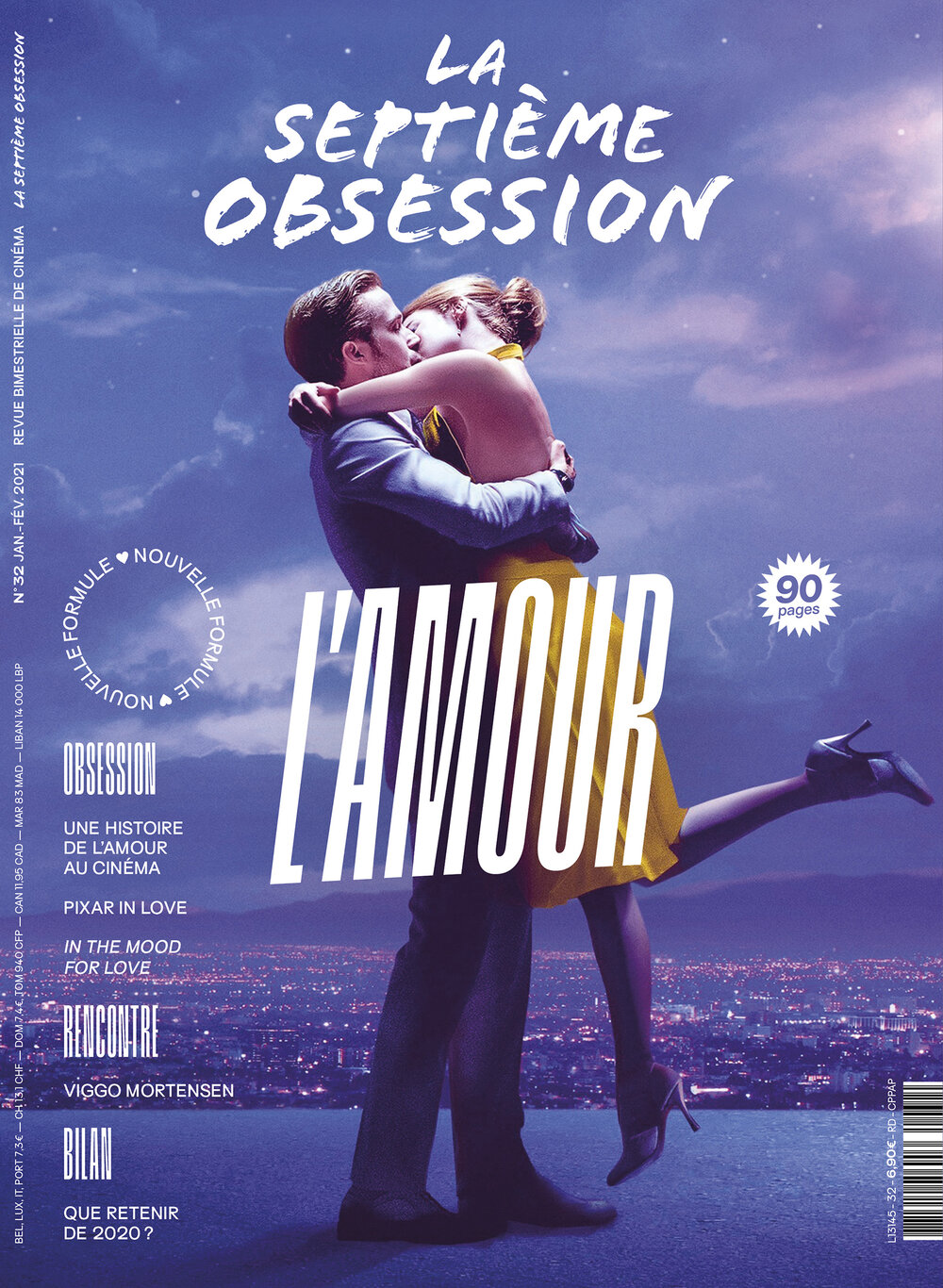 SEPTIEME OBSESSION |LA magazine side cover Issue 32  January/February 2021