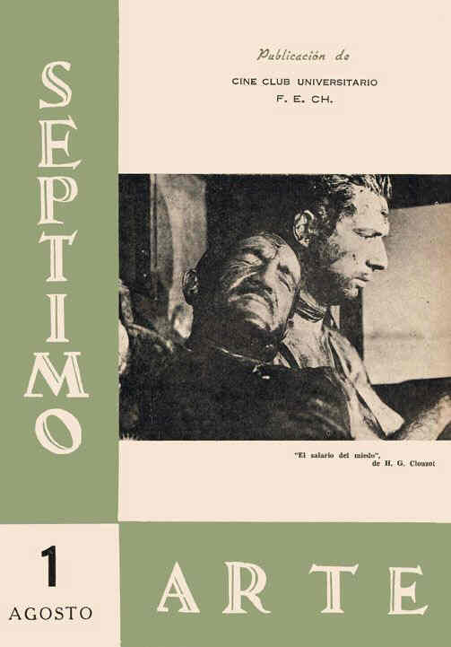SEPTIMO ARTE magazine side cover Issue 1 August 1954