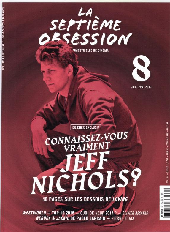 SEPTIEME OBSESSION |LA magazine side cover Issue 8 January/February 2017