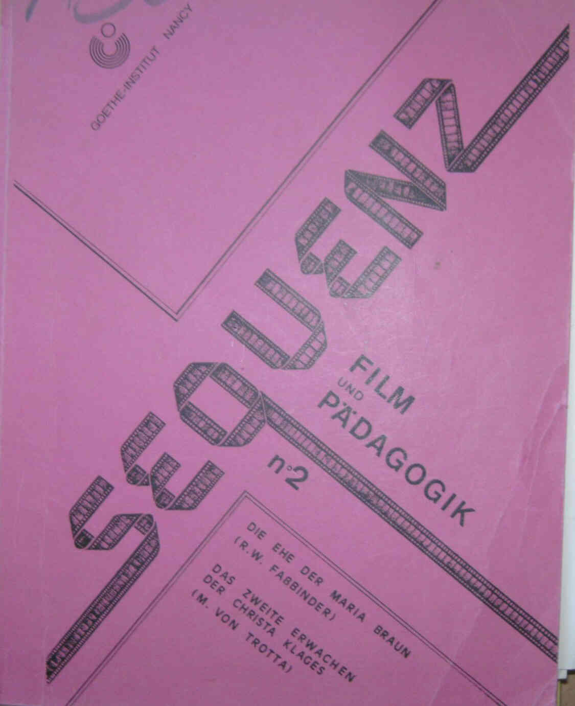 SEQUENZ magazine side cover Issue 2 December 1989