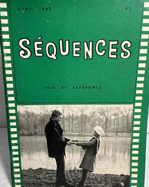 SEQUENCES (Fr) magazine side cover Issue 41  April 1965