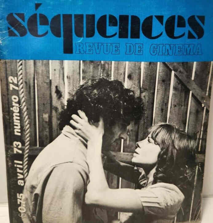 SEQUENCES (Fr) magazine side cover Issue 72  April 1973