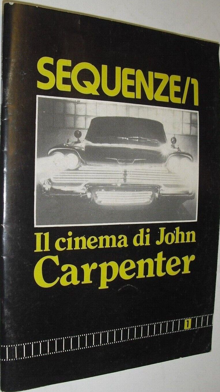 SEQUENZE (It 80s) magazine side cover Issue 1   1984