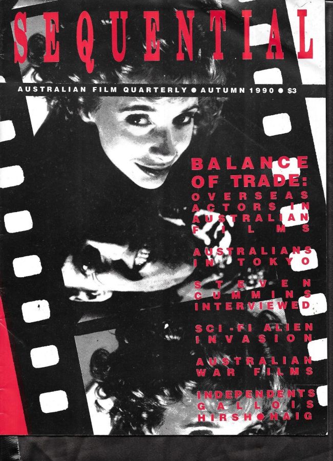 SEQUENTIAL magazine side cover Autumn 1990