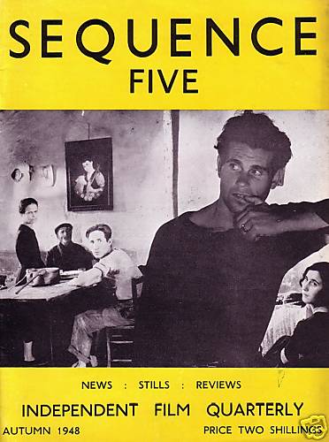 SEQUENCE magazine side cover Issue 5 Autumn 1948