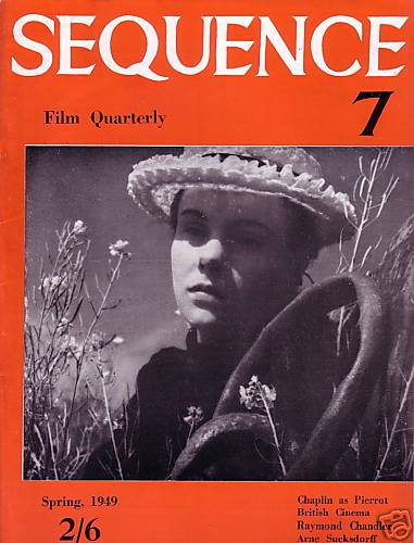 SEQUENCE magazine side cover Issue 7 Spring 1949