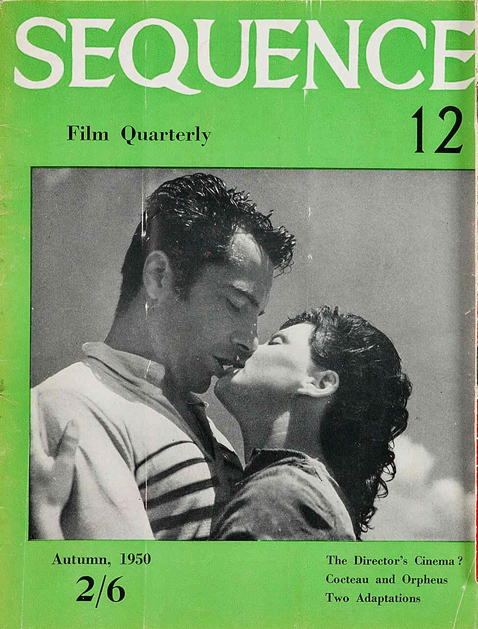 SEQUENCE magazine side cover Issue 12 Autumn 1950