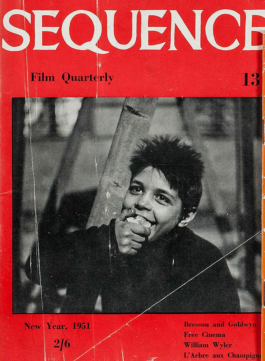 SEQUENCE magazine side cover Issue 13 New Year 1951