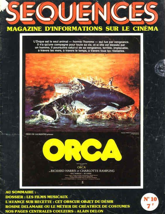 SEQUENCES (Fr) magazine side cover Issue 10  1977