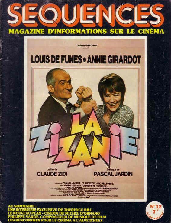 SEQUENCES (Fr) magazine side cover Issue 12  1977