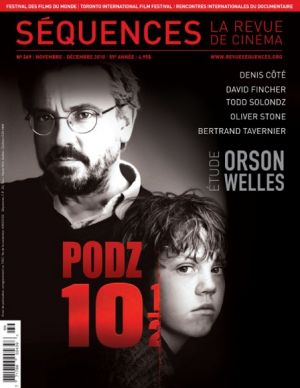 SEQUENCES magazine side cover Issue 269 November/December 2010